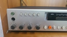 BRAUN Stereoanlage aus den 60/70er Jahren mit 2 Boxen inkl. Kabel