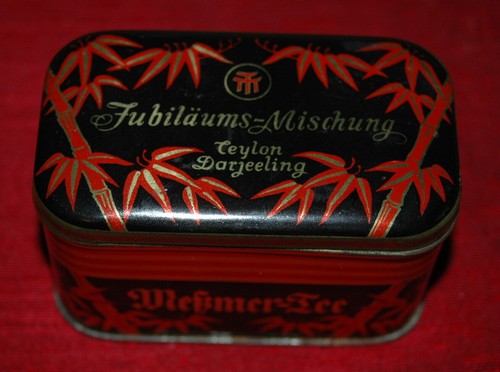 Hübsche kleine alte blechdose - kleine,