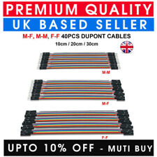 40 STCK. DUPONT JUMP DRÄHTE M-F M-M F-F JUMPER BREADBOARD KABEL ZUM DIY ARDUINO