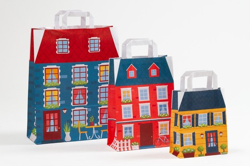 Papiertragetaschen haus - papiertragetaschen,