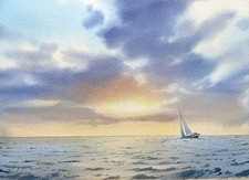  Originales Gemälde, Aquarell