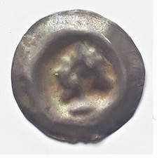 Gotha - städtische Münzstätte, Hohlpfennig "Mohrenkopf" ----- SELTEN !