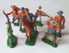 alte Figuren DDR Cowboys Gummi
