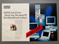 Siemens Nixdorf PC Personal Computer Scenic 1994 Vintage Ad Werbung Reklame