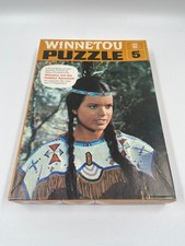 Winnetou Puzzle Nr. 5 - 3 Puzzle mit Vorlagebildern 320 Teile FX Schmid vintage