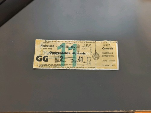 Altes ticket 1962 - ticket, 11.11.1962