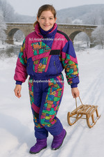 Skianzug Glanznylon Oldschool