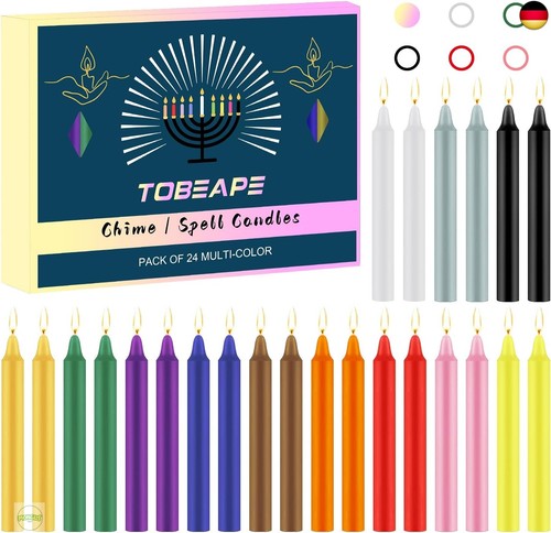 Tobeape stabkerzen bunt 24er - tobeape,