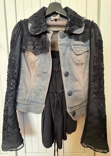 Zara desigual jeansjacke xs - desigual, gr.xs