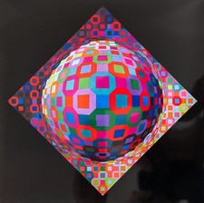 Vasarely Heliogravur aus