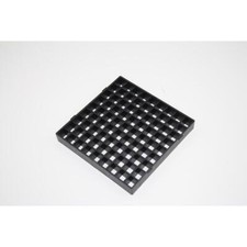 Kunststoff Gitterdeckel schwarz Bodenablauf Oberflächenwasser 