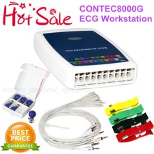 CONTEC8000G EKG-Workstation Maschine, 12-Kanal-Ruhe-EKG-Monitor, PC-Software