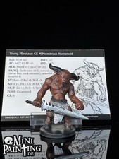 Archfiends YOUNG MINOTAUR 59 D&D Dungeons&Dragons 2004 Wizards Miniatures Rare