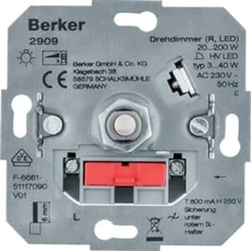 Berker 2909 drehdimmer led - berker,