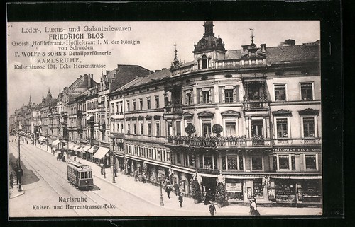 Ansichtskarte karlsruhe - ansichtskarte,