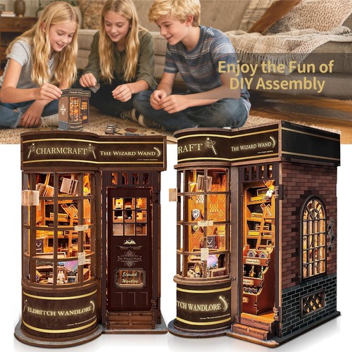 Book nook kit holz puzzle - book, 3d-puzzle