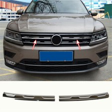 Kühlergrill Grillleisten Für Volkswagen VW Tiguan 2016-2020 Chrom Silber NEU