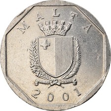 Münze, Malta, 50 Cents, 2001