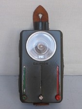 alte Taschenlampe Daimon grün Militär? Armee? Bundeswehr?