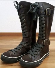 Converse Chuck Taylor All Star 1V708 Black Knee High XXHi Lace Up Boots  NEU