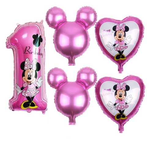 Micky maus rosa set ballons - micky,