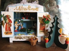 Antiker Kaufladen,Weihnachtsstand ,Puppenstube ca 1940