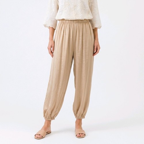 Elegante seiden satinhose mit - elegante,