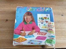 Stencil Art Set Tupperware 90er Vintage 