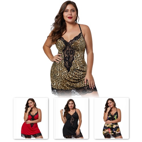 Damen babydoll spitze negligee - babydoll,