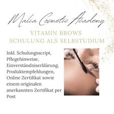 Vitamin Brows Schulung als