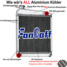 2 Reihig Kühler Für Austin Rover Mini Cooper 850 1000/1100 1275 GT 59-97  NEU DE