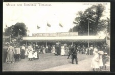 Ansichtskarte Lübeck, Volksfest, Festplatz mit Gesellschaftshaus Adlershorst 