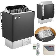 9KW Elektrischer Saunaofen Saunaheizung Digitaler Controller für 9-13m³ Spa DHL
