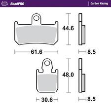 Moto-Master Bremsbelag RoadPRO