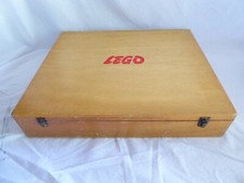 LEGO - ALT / OLD - BOX / CASE - HOLZ / WOOD - AUFBEWAHRUNGSFACH - 50er ? 