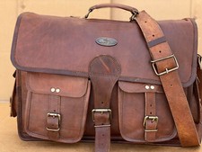 Herren Leder Messenger