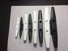 4 Stück Klampe weiß /schwarz