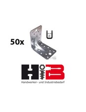 50 Stück Holzbauwinkel 90 x 90 x 65 mit Sicke / DIN1052