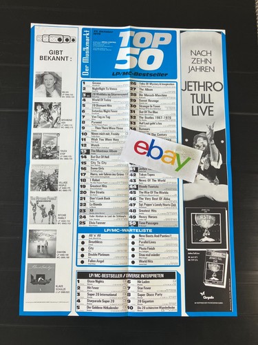 Musikmarkt charts plakat - charts,