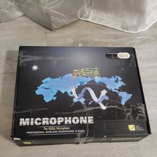  Professional Wireless Microphone System  2Pcs Mics Bluetooth 