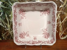 VILLEROY & BOCH Germany VALERIA Rot -  Servierschüssel / Schale 21,5cm x21,5cm