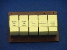 Wersi Helios / 5er Registrierschalter