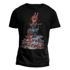 T-Shirt "DURCHGEDREHT" Fleischwolf Hand Metal Gothic Tattoo Grafik Illustration