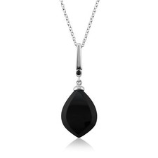 Art schwarzer onyx cabochon - schwarzer,