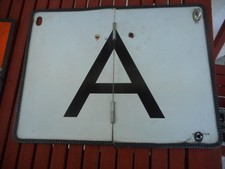 Klappschild A für LKW Transporter Warnschild Klappbar Klapptafel 