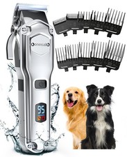 Oneisall Leise Hundeschermaschine dichtes fell, IPX7 Wasserdichtes Schermaschine