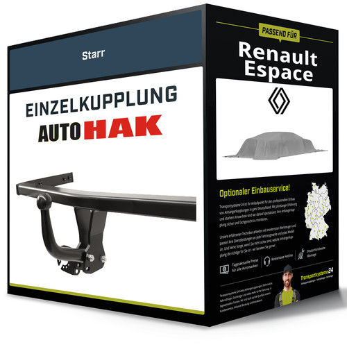 Starre anhängerkupplung für - anhängerkupplung,
