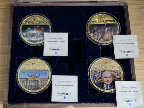 4er gedenkmedaillen set 25 - 4er, gedenkmedaillen-set