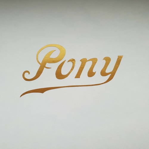 Aufkleber nsu pony gold - aufkleber,