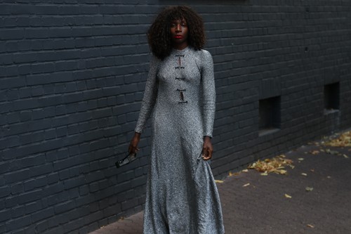 Vintage 70s metallic - metallic, silver